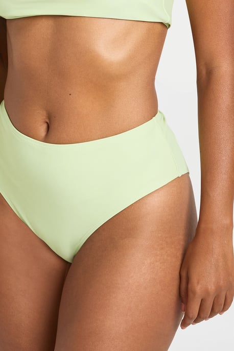 Essentials High Waist Bikini Bottom - Image 4