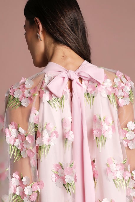 Coast Muse Embroidered Mesh Shift Dress - Image 2