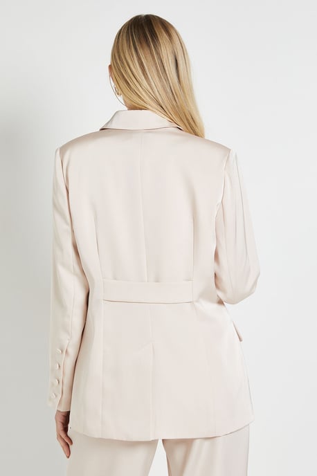 Petite Satin Double Breasted Blazer Coord - Image 3