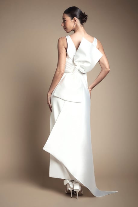 Bow Back Column Maxi Dress - Image 3