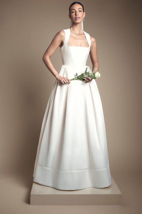 Bodice Full Skirt Wedding Dress - Image 1
