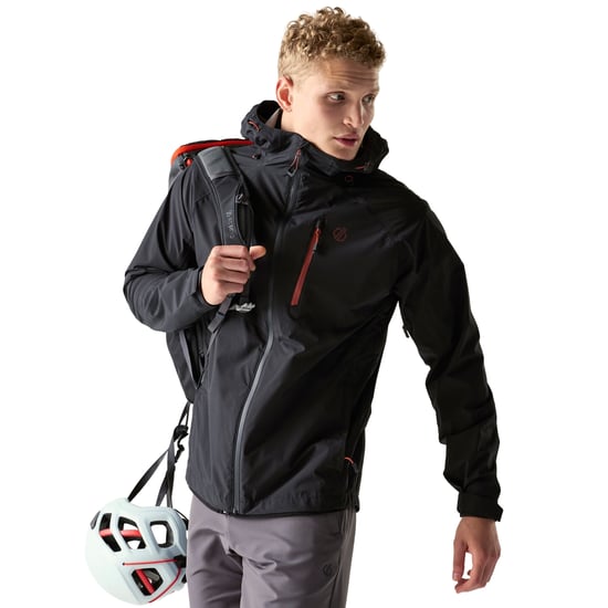 Dare 2B Waterdichte jas Breathe Out voor heren (Zwart) - Image 4