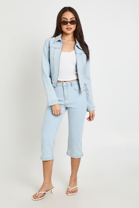 Double Zip Denim Jacket - Image 3