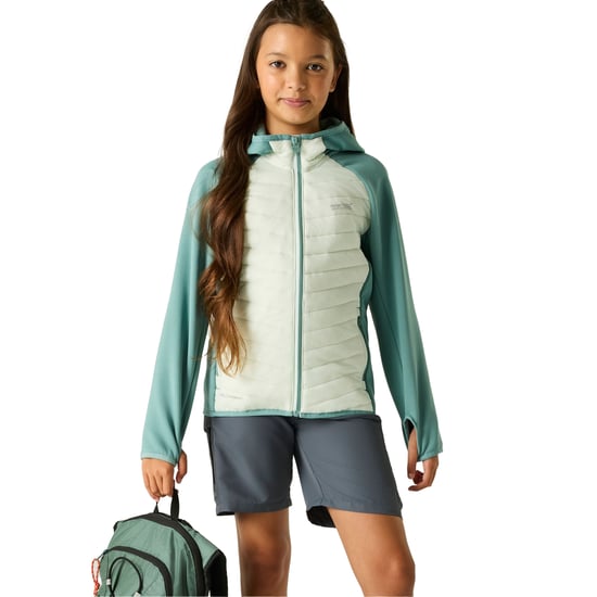 Regatta Andreson Hybride Gewatteerd Jasje voor Kinderen/Kinderen (Ivy mos/Ocean mist) - Image 4