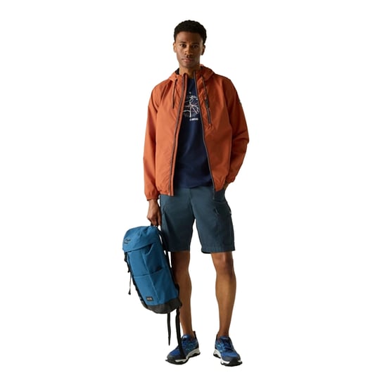 Regatta Mens Shorebay Waterproof Jacket (Brick/Black) - Image 4
