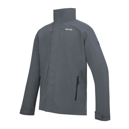 Regatta Mens Matt II Waterproof Jacket (Dark Storm) - Image 3