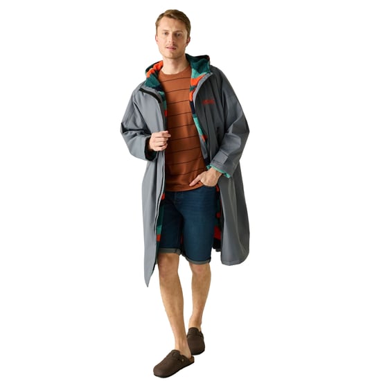 Regatta Unisex Adult Mountain Changing Robe (Dark Storm) - Image 4