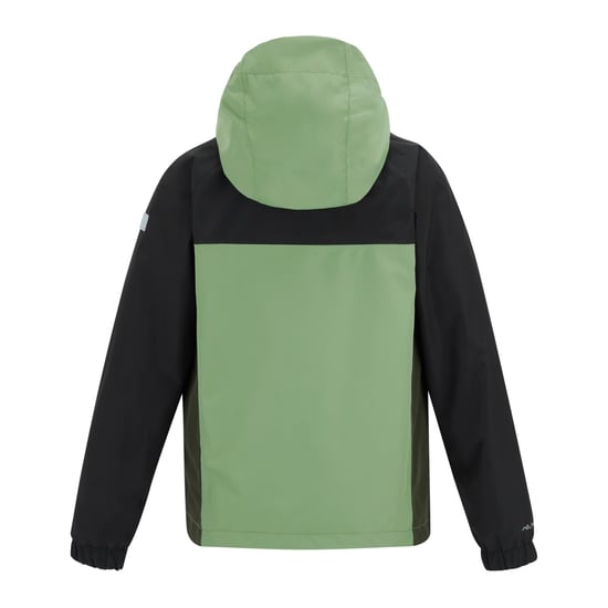 Regatta Hanleigh Waterdichte Jas voor Kinderen/Kinderen (Sage/Zwart/Donkere Khaki) - Image 2