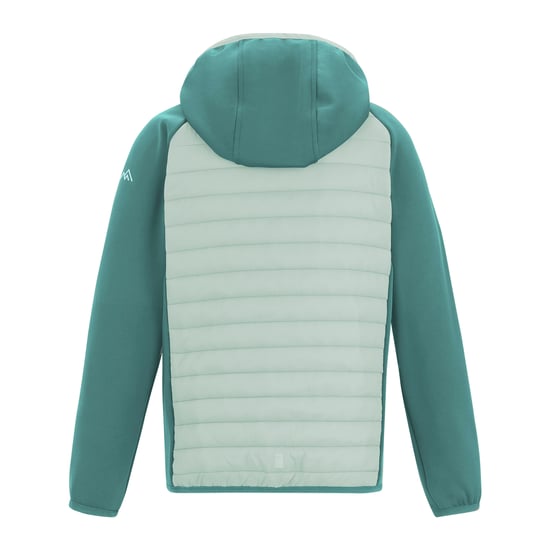 Regatta Childrens/Kids Andreson Hybrid Jacket (Ivy Moss/Ocean Mist) - Image 2