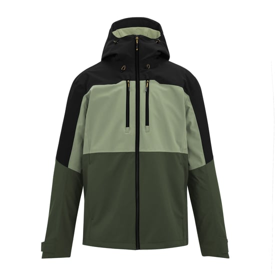 Regatta Mens Maland II Waterproof Jacket (Sage/Black/Dark Khaki) - Image 1