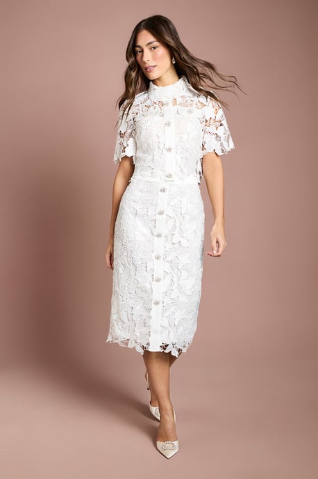 Lace Pearl Button Shirt - Image 4