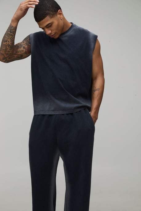 Oversized Spray Seam Wash Tank & Jogger Set - Image 3