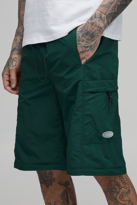 Tall Baggy Fit Zip Off Cargo Utility Track Pants - Image 3