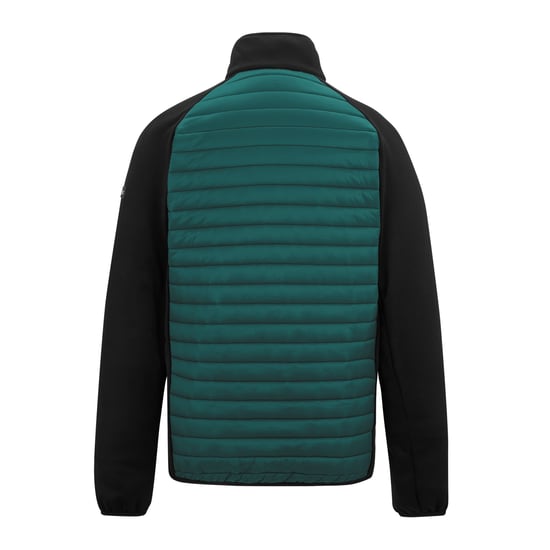 Regatta Clumber Hybrid Jacket för herrar (Medelhavsgrön/Svart) - Image 2