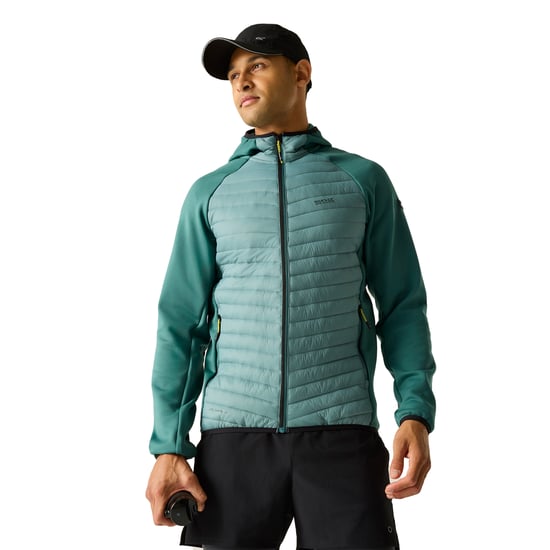 Regatta Mens Andreson Hybrid Jacket (Arctic/Mediterranea) - Image 4
