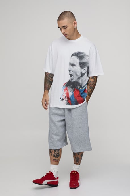 Oversized Messi License Printed T-shirt - Image 4