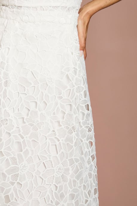 Lace Full Midi Skirt - Image 4