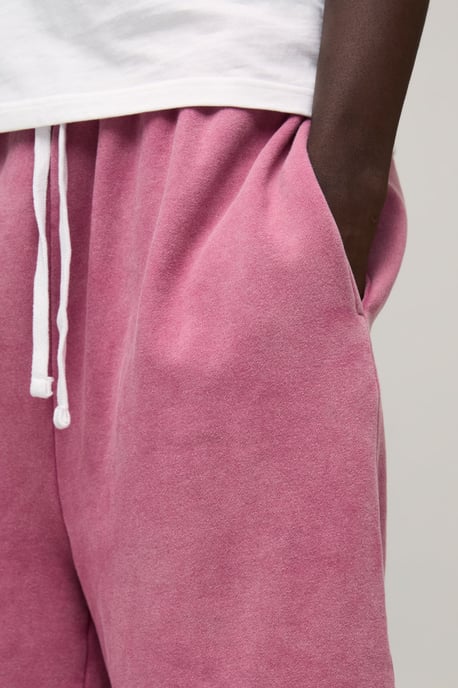 Essential Washed Oversized Drop Crotch Short - Image 3