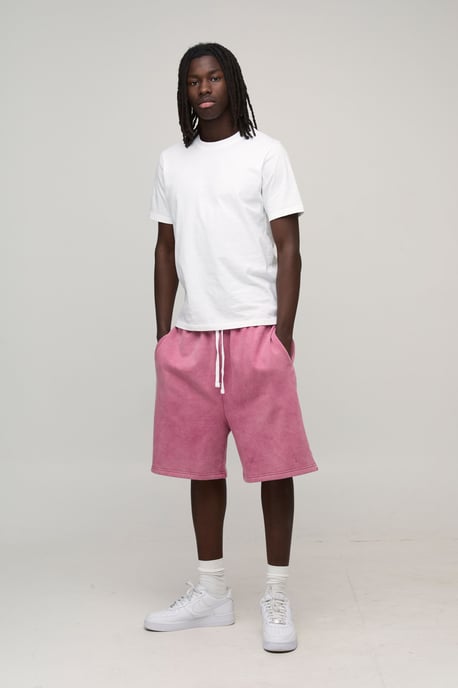Essential Washed Oversized Drop Crotch Short - Image 4