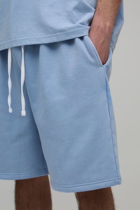 Essential Washed Oversized Drop Crotch Short - Image 3
