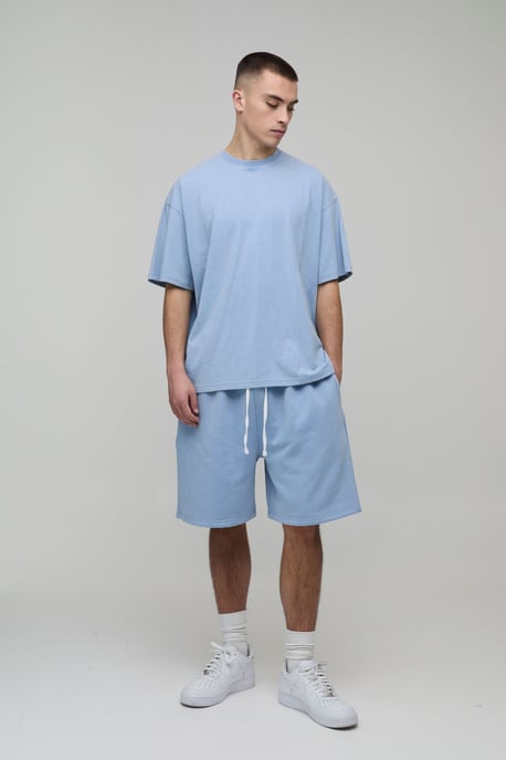 Essential Washed Oversized Drop Crotch Short - Image 4