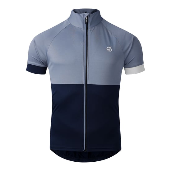 Dare 2B Mens Protraction III Cycling Jersey (Mercury/Navy) - Image 1