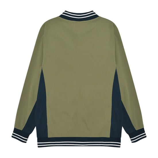 Lambretta Heren Vintage Jas (Kaki Groen/Donkerblauw/Wit) - Image 2