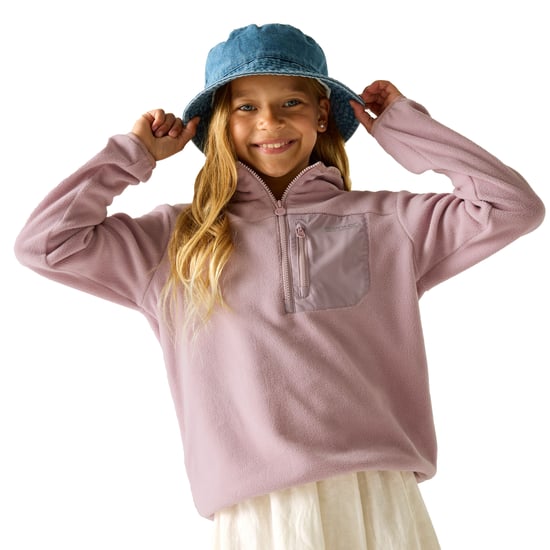 Regatta Kinder/Kids Frankie Half Zip Fleece Top (Lila poeder) - Image 4