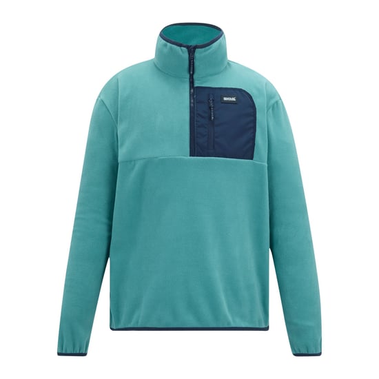 Regatta Mens Frankie Half Zip Fleece Top (Arctic/Navy) - Image 1