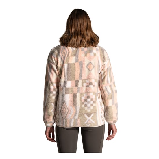 Craghoppers Dames/Dames Dante Patterned Full Zip Fleecejack (Amandel gesuikerd) - Image 2