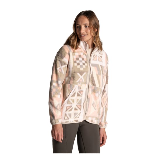 Craghoppers Dames/Dames Dante Patterned Full Zip Fleecejack (Amandel gesuikerd) - Image 4