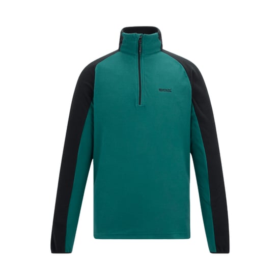 Regatta Mens Elson II Lightweight Fleece (Mediterranean Green/Black) - Image 1