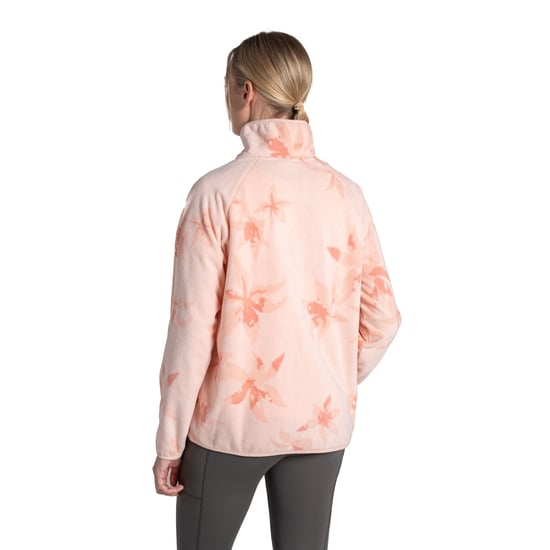 Craghoppers Dames/Dames Reedmace National Trust Half Zip Fleece Top (Sherbet Roze) - Image 2