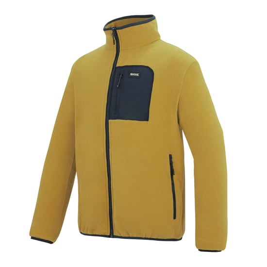 Regatta Heren Frankie Full Zip Fleecejack (Houtbruin/Navy) - Image 3