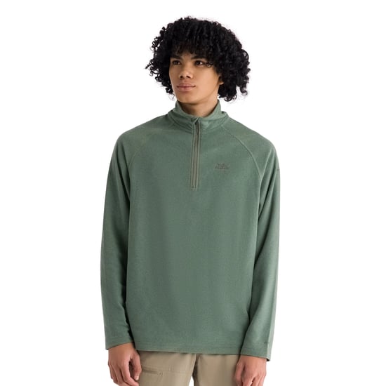 Trespass - Heren Keynote Anti Pluis 1/4 Rits Fleece Vest (Groen rook/alpine) - Image 5