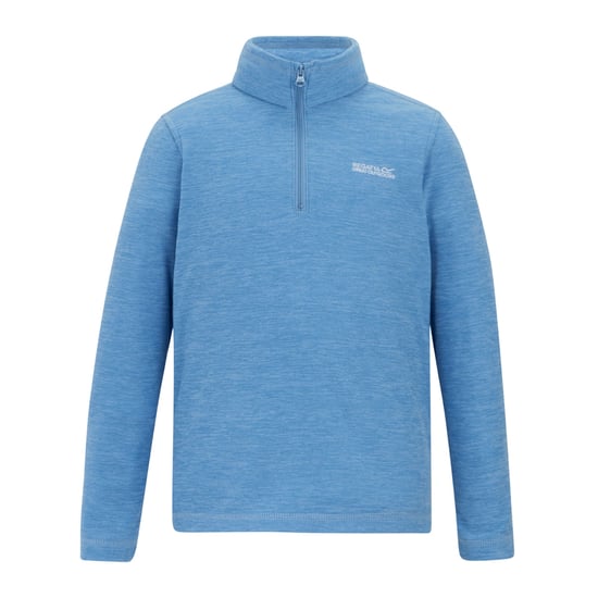 Regatta Kinder/Kids Hot Shot Quarter Zip Fleece Top (Gewassen Denim) - Image 1