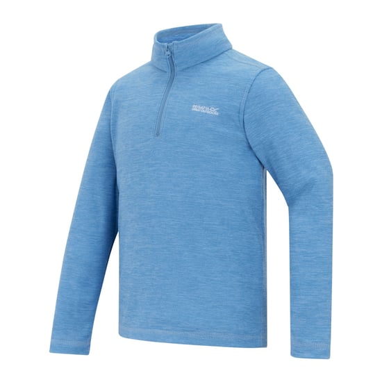 Regatta Kinder/Kids Hot Shot Quarter Zip Fleece Top (Gewassen Denim) - Image 3