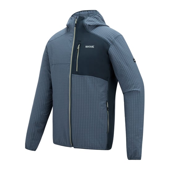 Regatta Heren Alven Full Zip Fleecejack (China Blauw/Nachthemel) - Image 5