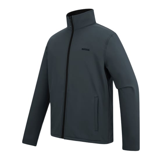 Regatta Mens Cera V vindresistent soft shell jacka (Mörk storm) - Image 3