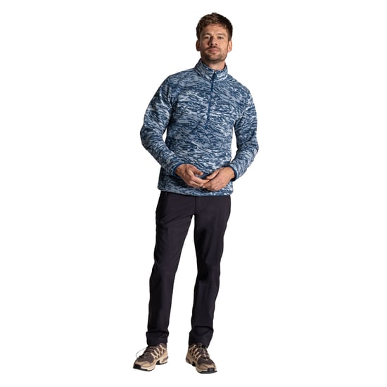 Craghoppers Mens National Trust Irt Print Fleece Top (Juniper Berry) - Image 3