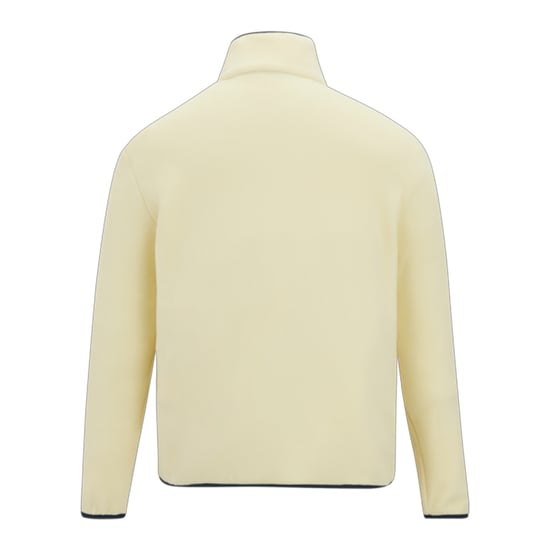 Regatta Mens Frankie Half Zip Fleece Top (White Stone/Navy) - Image 2