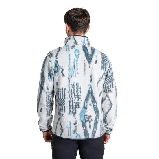 Craghoppers Herr Tatton II Halvdragkedja Fleece (Segelvit) - Image 2