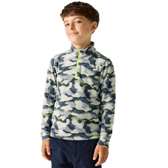 Regatta Kinder/Kids Hot Shot II Camo Fleece Top (Donkere storm) - Image 1
