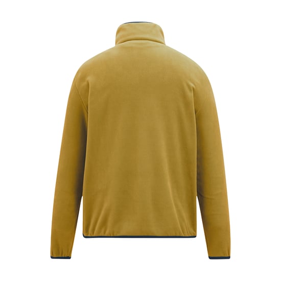 Regatta Mens Frankie Half Zip Fleece Top (Wood Brown/Navy) - Image 2