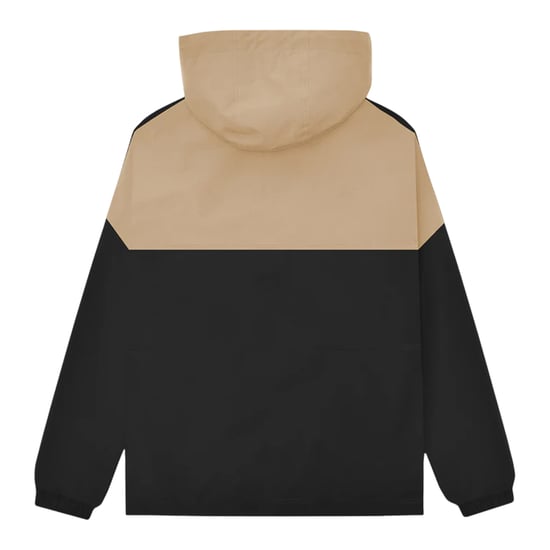 Lambretta Mens SS26 Contrast Panel Jacket (Black/Cashew) - Image 2