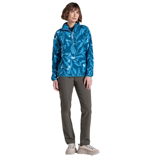Craghoppers Dames/Dames National Trust Reedmace Lente Bloemen Fleece Top (Porselein) - Image 4