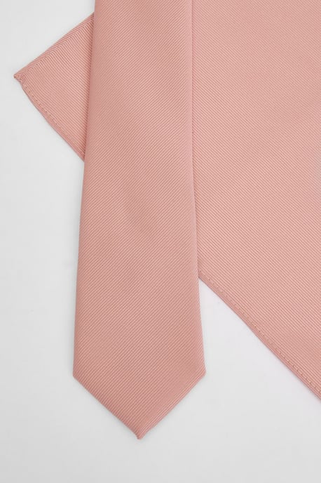 Peach Tie and Pocket Square - Image 2