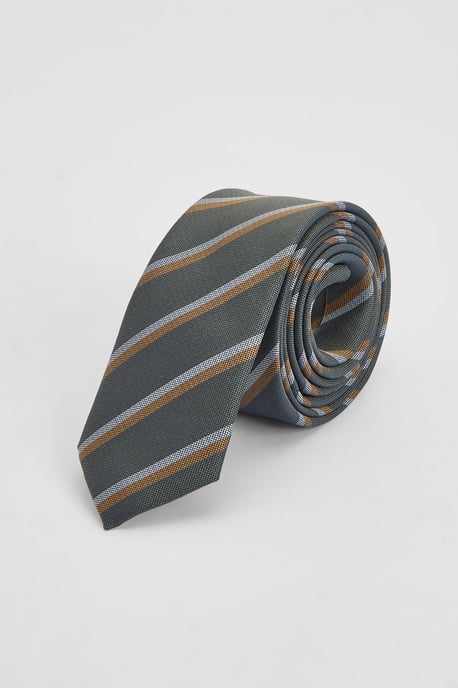 Khaki Multi Stripe Tie - Image 1