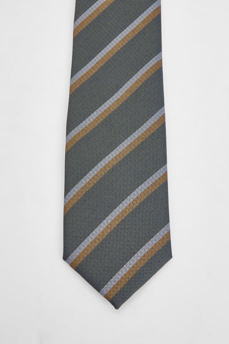 Khaki Multi Stripe Tie - Image 2