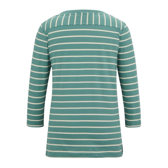 Regatta Dam/Ladies Baylette II randig T-shirt (Ivy Moss/Light Vanilla) - Image 2